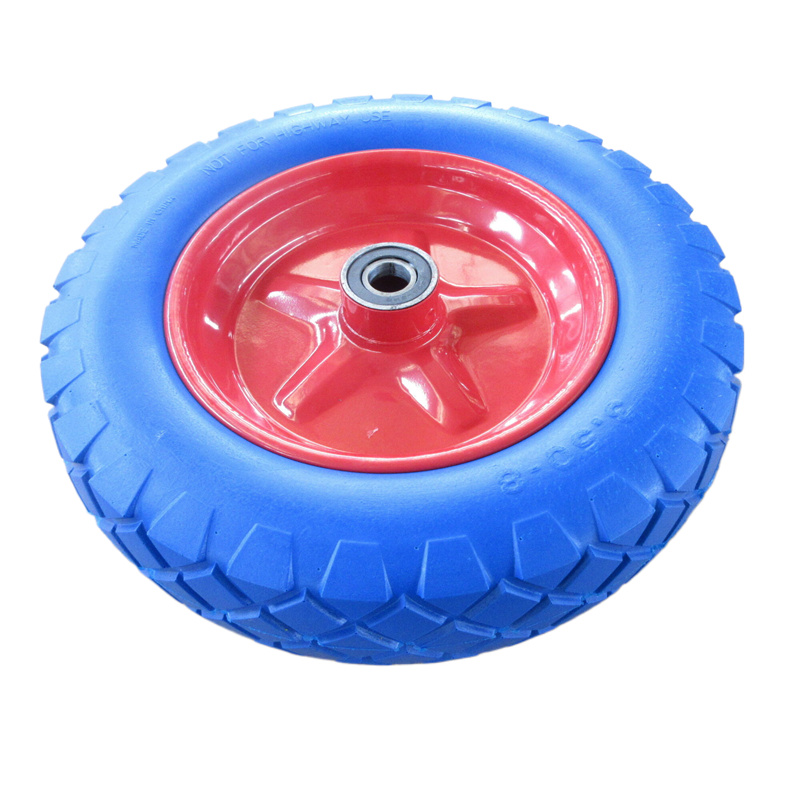 OEM 16' Trolley PU Puncture Solid Wheel f&uuml;r Schubkarre