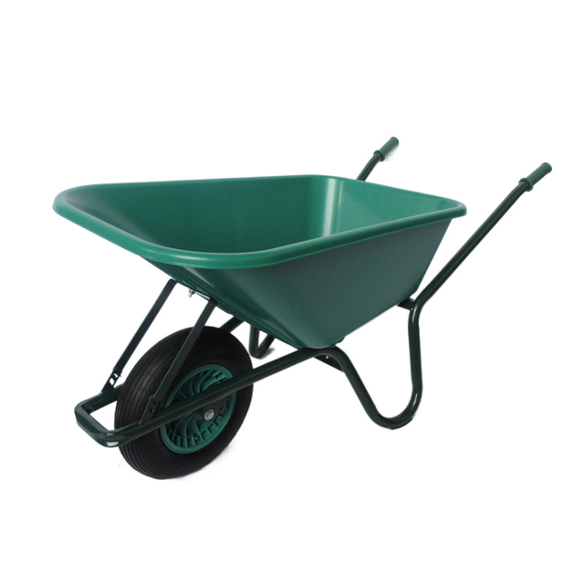 Brouette &agrave; roue pneumatique en plastique avec capacit&eacute; de chargement de 150 kg (WB6414S-2)