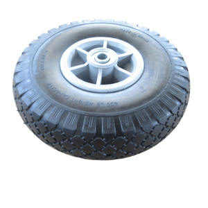 Bande de roue en PU noir/roue en plastique, vente en gros (300-4)